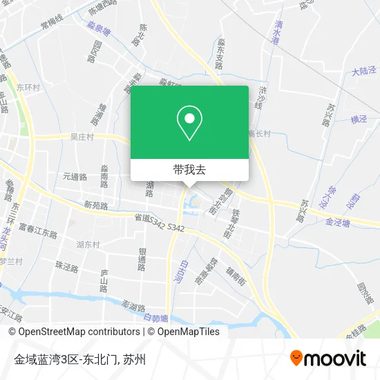 金域蓝湾3区-东北门地图