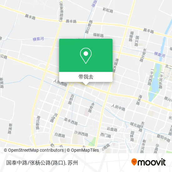 国泰中路/张杨公路(路口)地图