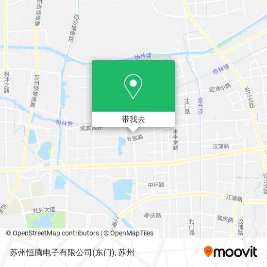 苏州恒腾电子有限公司(东门)地图