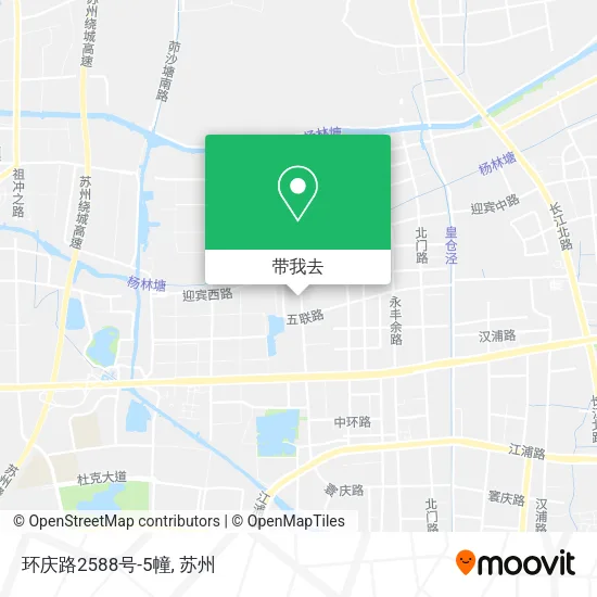 环庆路2588号-5幢地图