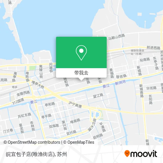 皖宜包子店(唯渔街店)地图