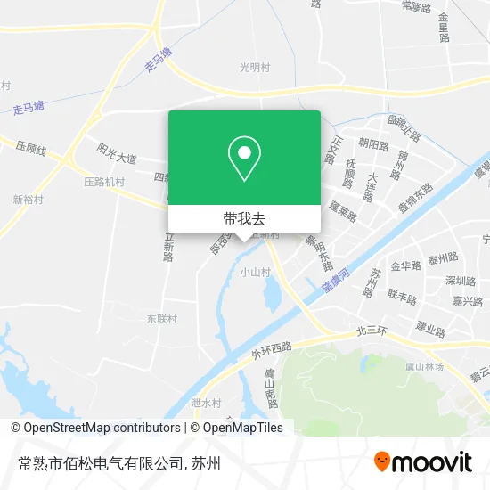 常熟市佰松电气有限公司地图