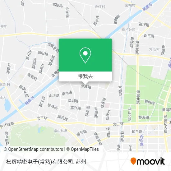 松辉精密电子(常熟)有限公司地图