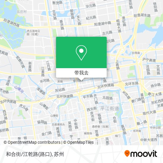 和合街/江乾路(路口)地图