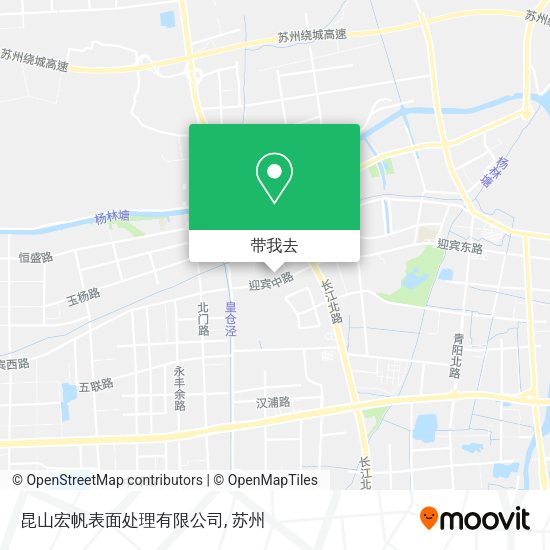 昆山宏帆表面处理有限公司地图