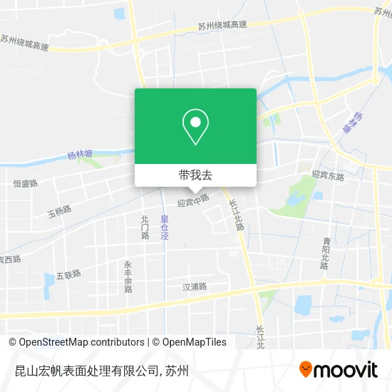 昆山宏帆表面处理有限公司地图