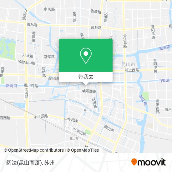 阔法(昆山商厦)地图