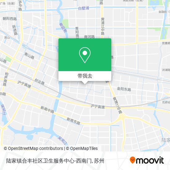 陆家镇合丰社区卫生服务中心-西南门地图