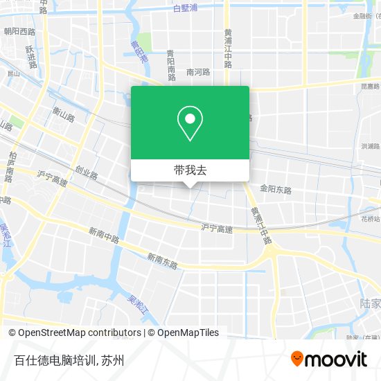 百仕德电脑培训地图