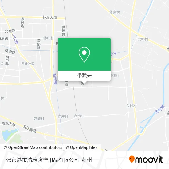 张家港市洁雅防护用品有限公司地图