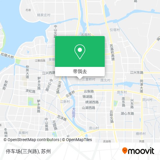 停车场(三兴路)地图