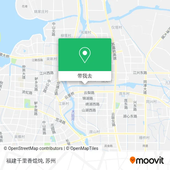 福建千里香馄饨地图