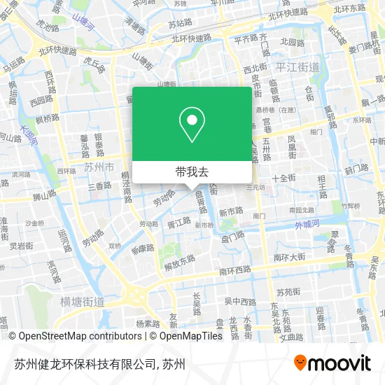 苏州健龙环保科技有限公司地图