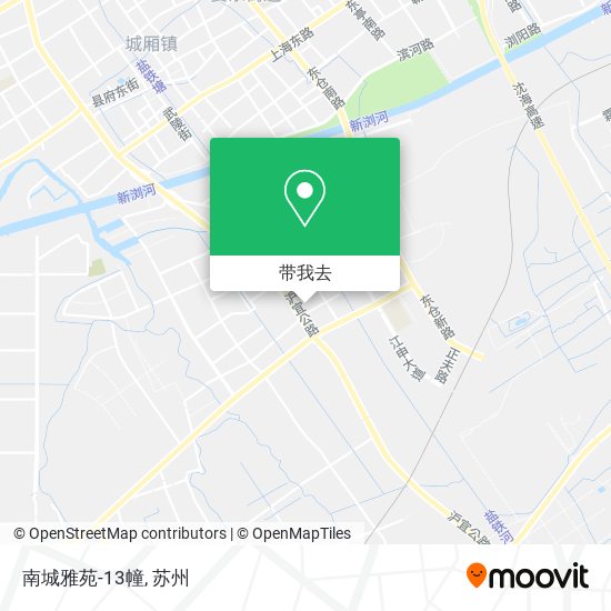 南城雅苑-13幢地图