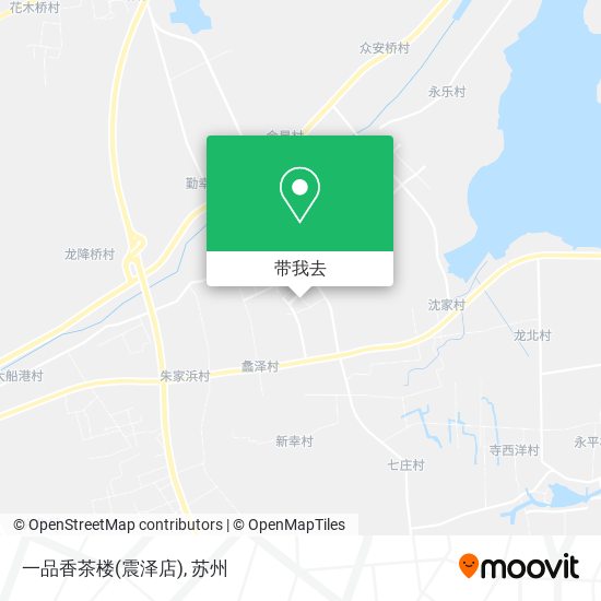 一品香茶楼(震泽店)地图