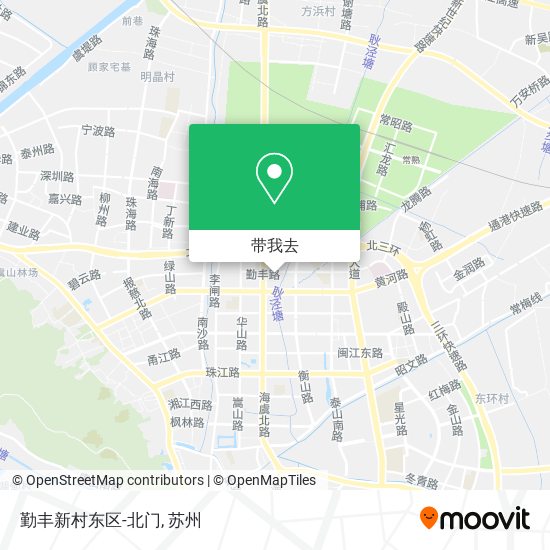 勤丰新村东区-北门地图