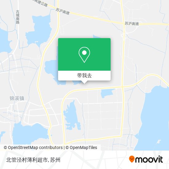 北管泾村薄利超市地图