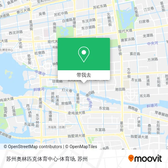苏州奥林匹克体育中心-体育场地图