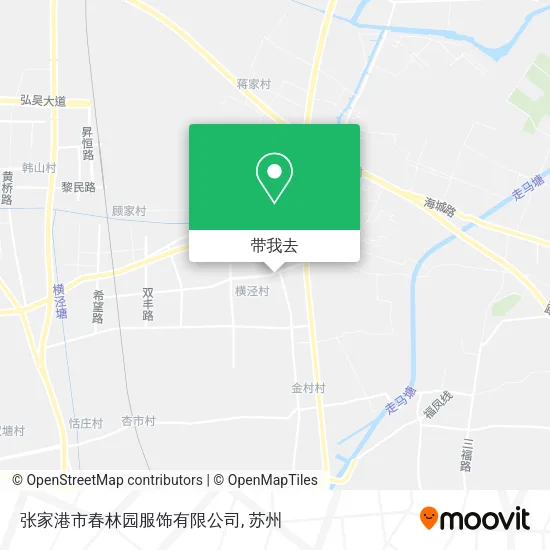 张家港市春林园服饰有限公司地图
