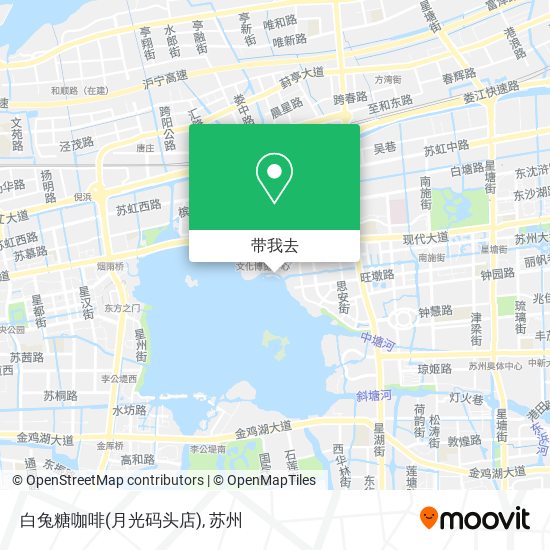 白兔糖咖啡(月光码头店)地图