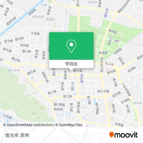 曾泾岸地图