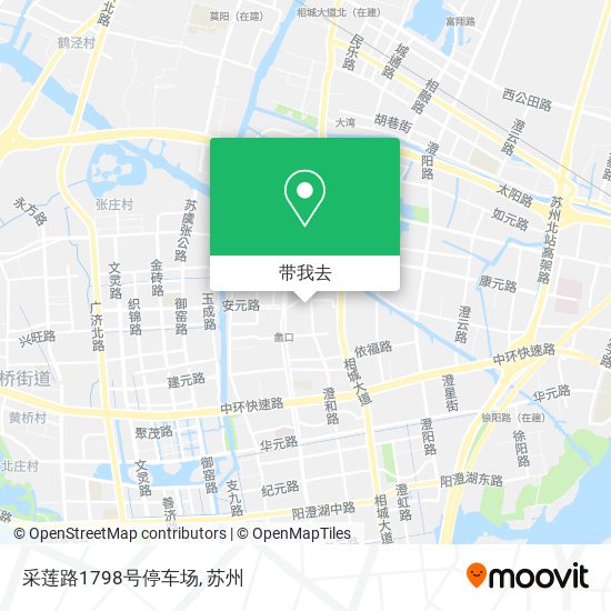 采莲路1798号停车场地图