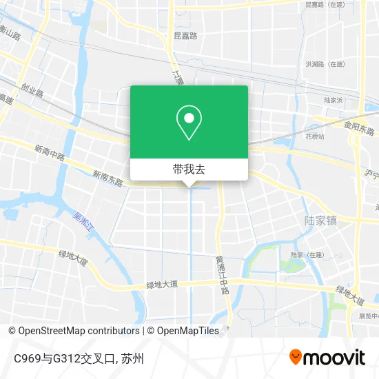 C969与G312交叉口地图