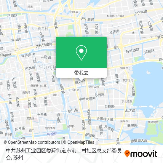 中共苏州工业园区娄葑街道东港二村社区总支部委员会地图