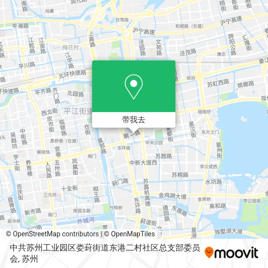 中共苏州工业园区娄葑街道东港二村社区总支部委员会地图
