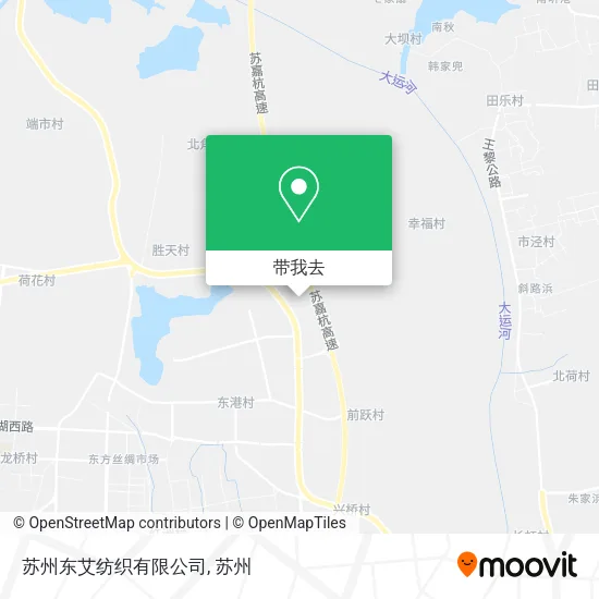 苏州东艾纺织有限公司地图