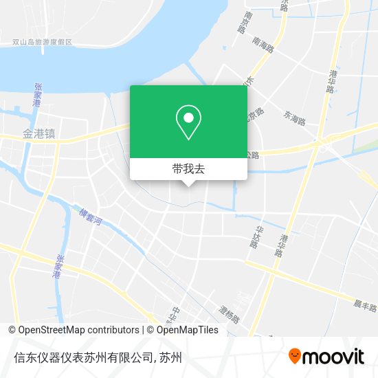 信东仪器仪表苏州有限公司地图