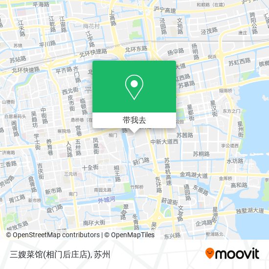 三嫂菜馆(相门后庄店)地图