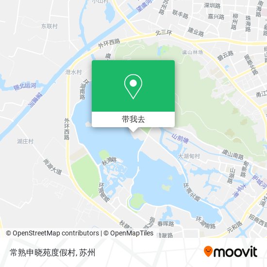 常熟申晓苑度假村地图