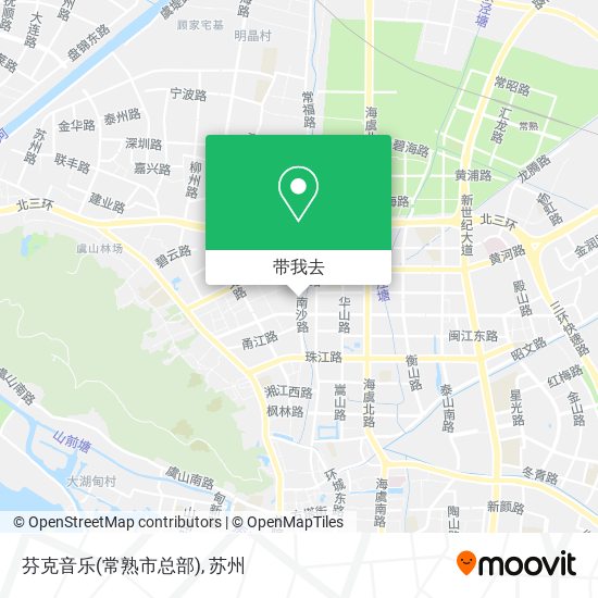 芬克音乐(常熟市总部)地图