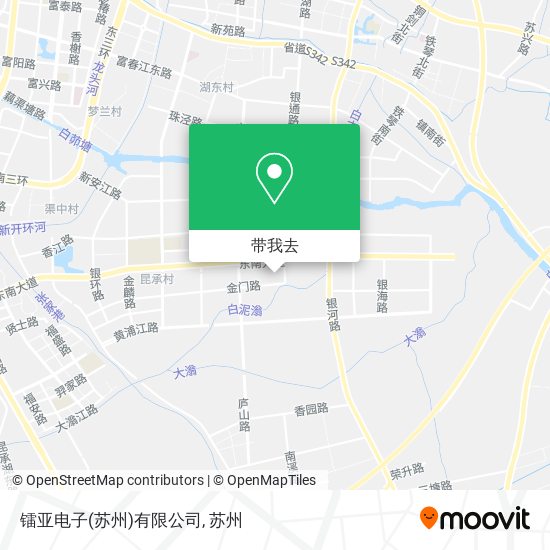 镭亚电子(苏州)有限公司地图