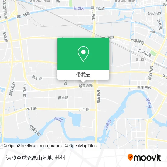 诺旋全球仓昆山基地地图