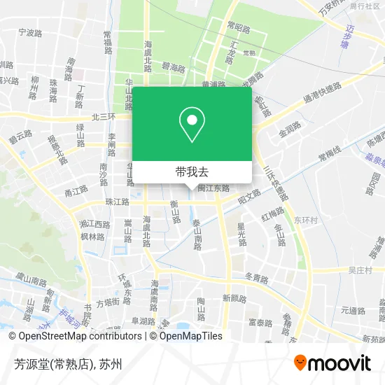 芳源堂(常熟店)地图