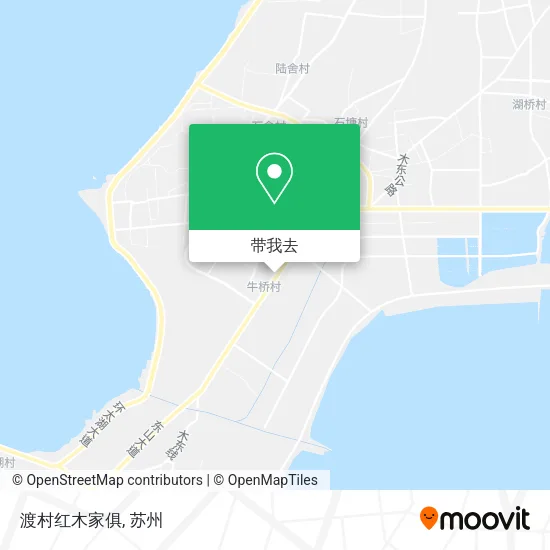 渡村红木家俱地图