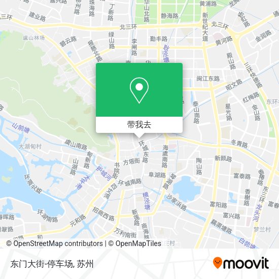 东门大街-停车场地图