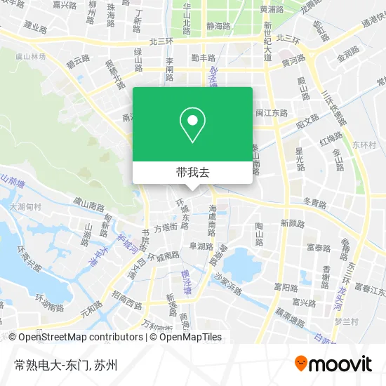 常熟电大-东门地图