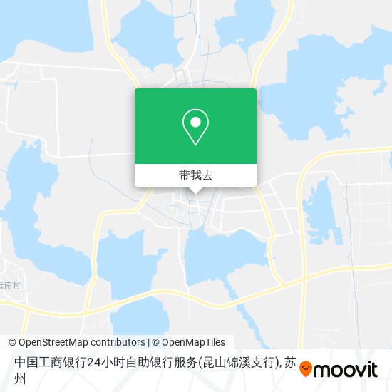 中国工商银行24小时自助银行服务(昆山锦溪支行)地图