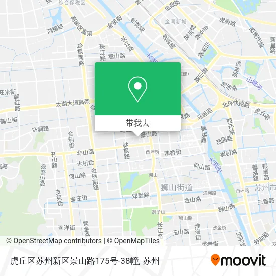 虎丘区苏州新区景山路175号-38幢地图