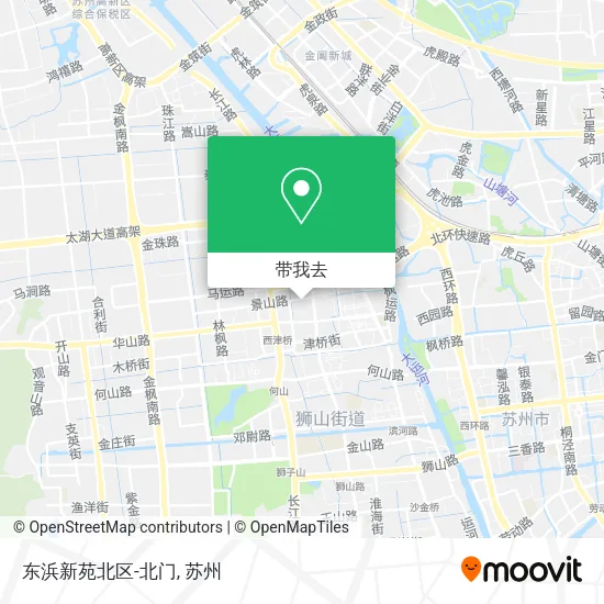 东浜新苑北区-北门地图