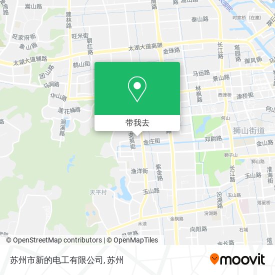 苏州市新的电工有限公司地图