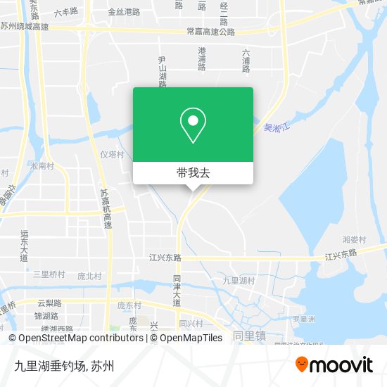 九里湖垂钓场地图