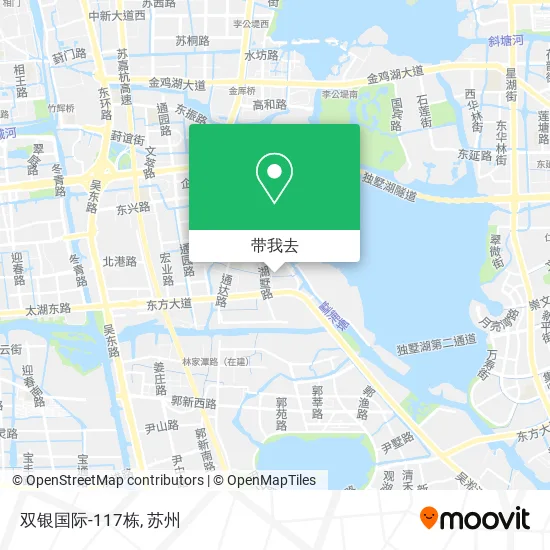 双银国际-117栋地图