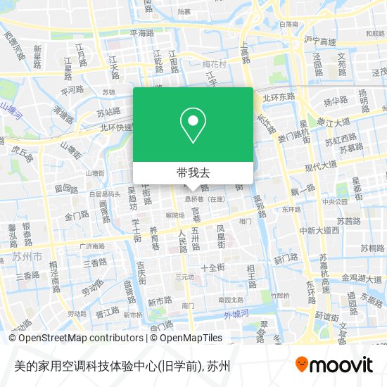 美的家用空调科技体验中心(旧学前)地图