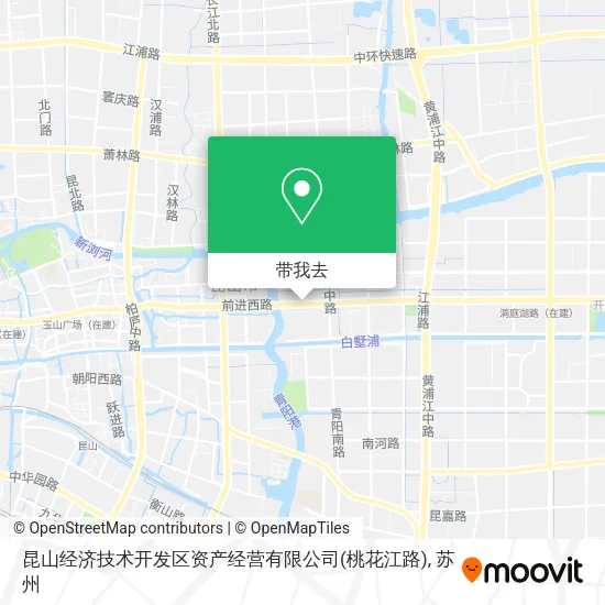 昆山经济技术开发区资产经营有限公司(桃花江路)地图