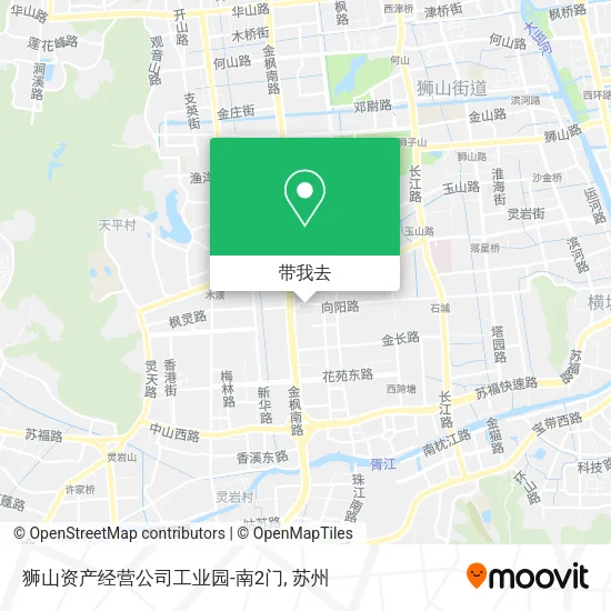 狮山资产经营公司工业园-南2门地图