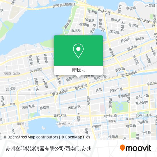 苏州鑫菲特滤清器有限公司-西南门地图